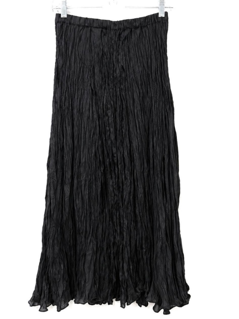 Vintage Y2K Silk Fairycore/Gothic/Whimsygoth Midi/Maxi Flowy Skirt Chiffon